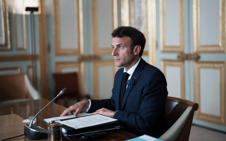 Макрон анонсував створення €100-мільйонного спецфонду для України, який дозволить напряму купувати необхідну зброю
