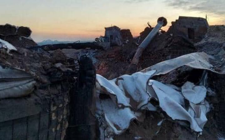 В районе Марьинки пограничники угостили огнем вражескую пехоту, которая кралась в Украину