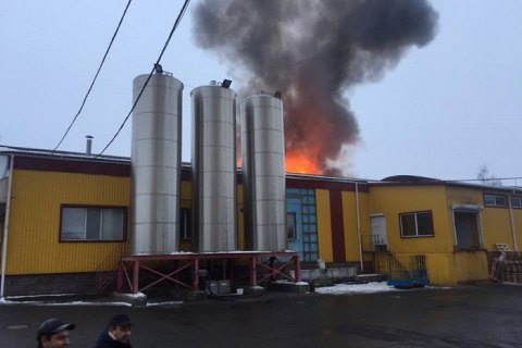 На маслосырзаводе в Тульчине горел сырный цех