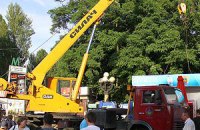 Владельцы разрушенных коммунальных киосков обвиняют "Киевпастранс" в беззаконии