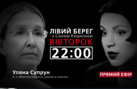 Ульяна Супрун - гость программы "Левый берег с Соней Кошкиной"