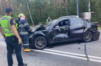 У Києві сталася аварія за участю 9 авто, є постраждалі