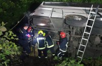 На Рівненщині рейсовий автобус потрапив у ДТП, 16 пасажирів госпіталізовано