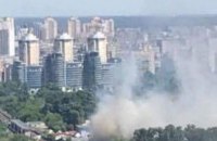 У київському Гідропарку горить спортзал