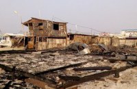 На побережье Азовского моря в Кирилловке сгорели МАФы