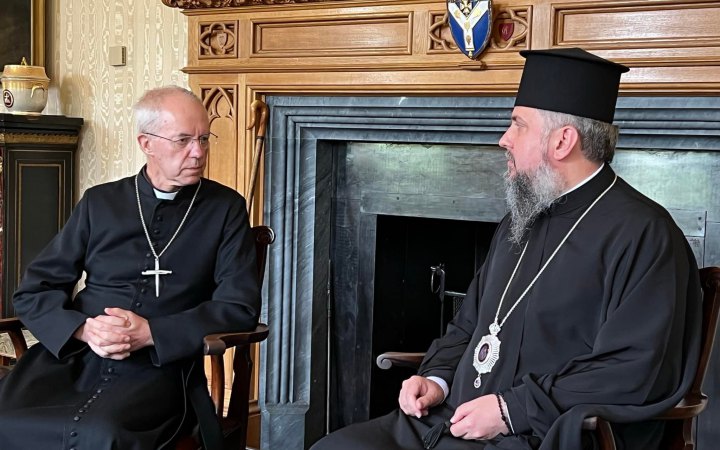 Голова ПЦУ Епіфаній зустрівся з головою англіканської церкви
