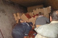 В Запорожской области перевернулась фура с клубникой