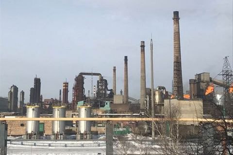 Авдеевский коксохим остановился из-за обрыва ЛЭП