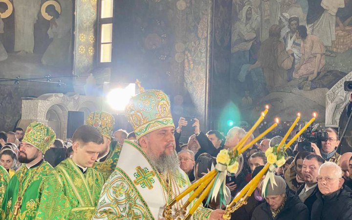 У Вербну неділю ПЦУ проводить службу у Києво-Печерській Лаврі