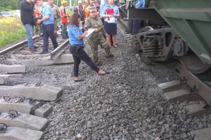 В Одесской области подорвали грузовой поезд