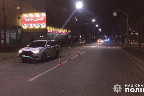 В Белой Церкви автомобиль патрульной полиции сбил мужчину на переходе