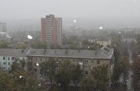В Донецке и Симферополе выпал первый снег