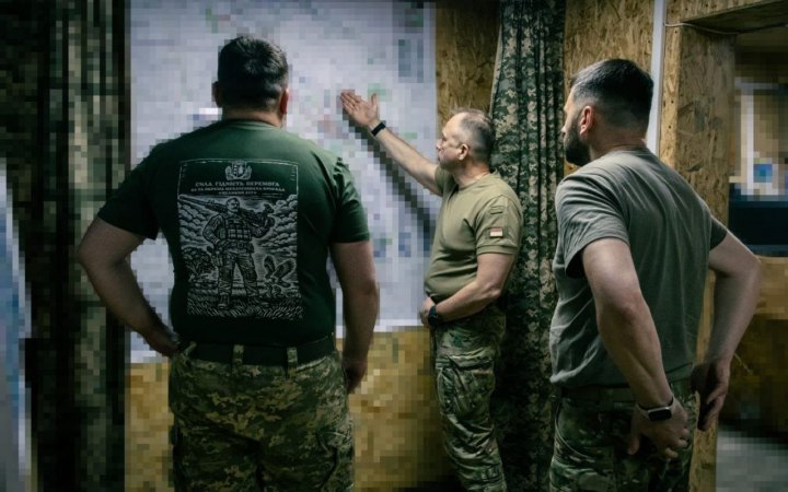 Сирський відвідав з робочим візитом бойові частини на Запорізькому напрямку