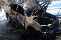 Сгорело авто "свободовца" Игоря Швайки