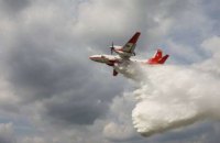 Спасатели продолжают тушить пожар на территории четырех лесничеств в Чернобыльской зоне