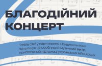 У столичному Будинку Кіно 6 червня пройде благодійний концерт Treble Clef молодих виконавців на підтримку військових