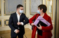 Зеленський зустрівся з президенткою ЄБРР