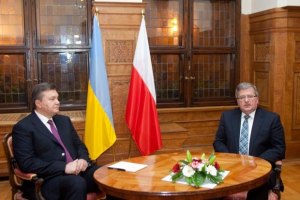Янукович разочаровал Польшу во время своего визита