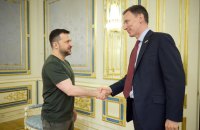 Зеленський зустрівся у Києві з міністром фінансів Великої Британії. Говорили про санкції проти РФ