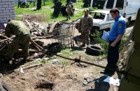 На базе роты патрульной полиции в Харькове произошел взрыв