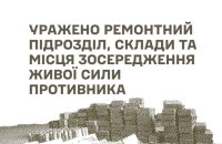 Сили оборони уразили ремонтний підрозділ, склади та місця скупчення російських військ