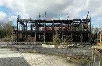 В Солотвино снова сгорела база отдыха