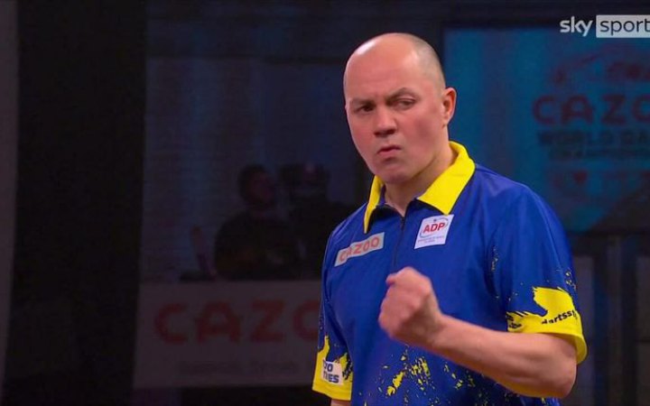 Омельченко став першим українцем, який виступив на чемпіонаті світу з дартсу