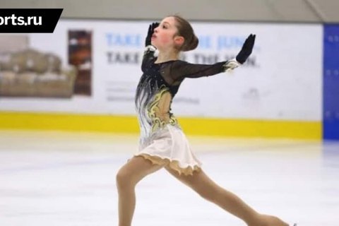 13-летняя фигуристка исполнила два четверных тулупа на турнире в США