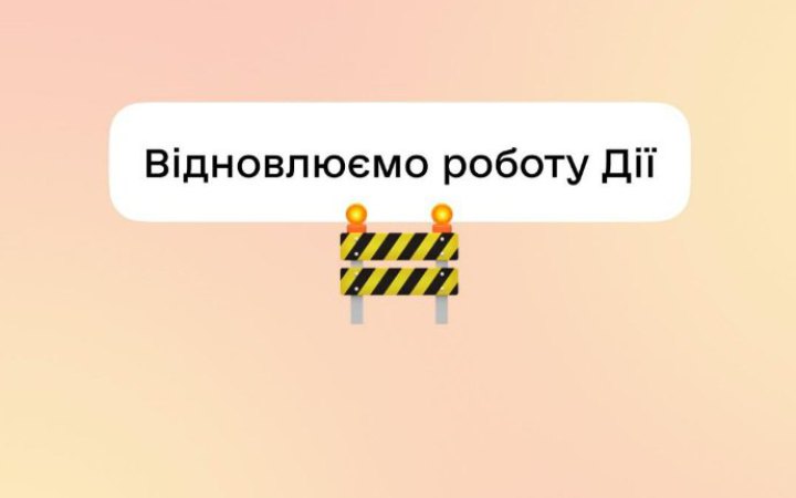 У роботі застосунку "Дія" стався тимчасовий збій