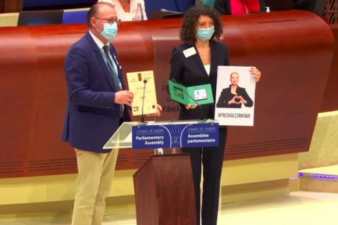 Ув'язнена білоруська опозиціонерка Колесникова отимала премію імені Вацлава Гавела