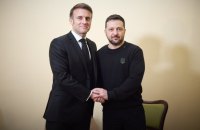 Зеленський і Макрон обговорили зустріч начальників генштабів, яку готують на 11 березня