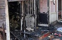 В Киеве горел рынок "Юность"