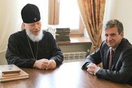 Митрополит Владимир пообщался с Зурабовым