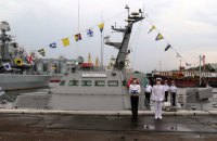 ВМС Украины получили новый артиллерийский катер "Костополь"