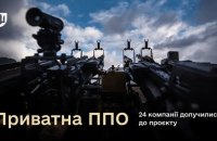 Вже 24 компанії долучилися до приватної ППО