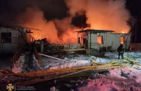 На Донеччині горів санаторій