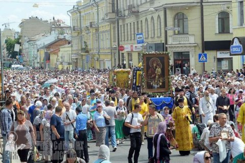 Парубий: крестный ход на Киев организован Кремлем для дестабилизации