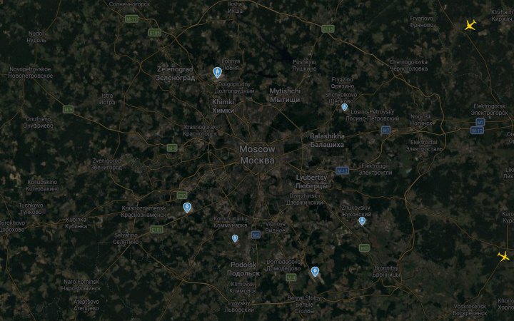 Понад 140 БпЛА атакували уночі Москву, в аеропортах запровадили режим "Килим"