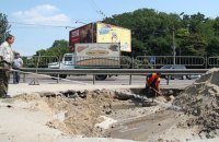 Комунальні служби Києва ліквідували аварію на колекторі
