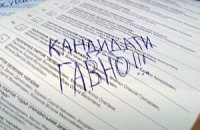 Как украинцы портили бюллетени на выборах
