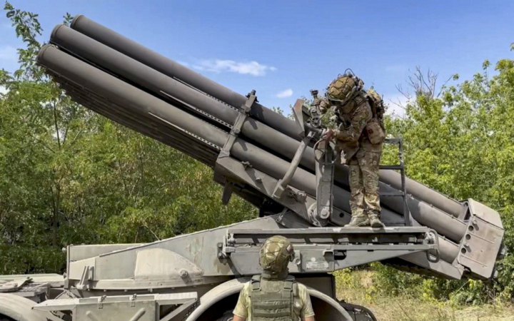 Сили безпілотних систем уразили російську РСЗВ "Ураган" на т.о. Запоріжжі