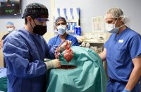 В США впервые в мире человеку пересадили сердце свиньи