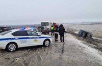 В России перевернулся автобус, который ехал в оккупированный Донецк, есть жертвы