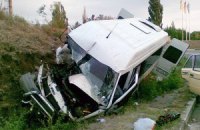 Во Львовской области перевернулся автобус с пассажирами