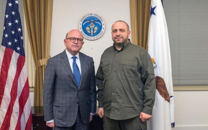 Умєров обговорив контроль надання безпекової допомоги з генеральним інспектором Міноборони США