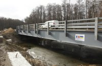 На Чернігівщині встановили металевий модульний міст замість тимчасової переправи