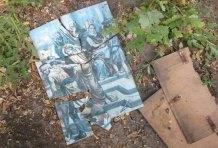 Вандалы спилили крест на Аскольдовой могиле
