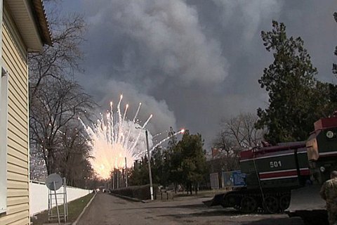 Пожар на складе боеприпасов в Балаклее потушен полностью, - Минобороны