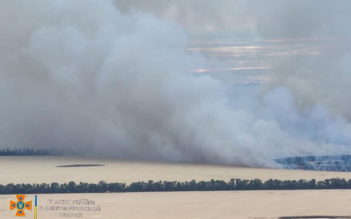 Росіяни випалюють фосфорними бомбами пшеничні поля 