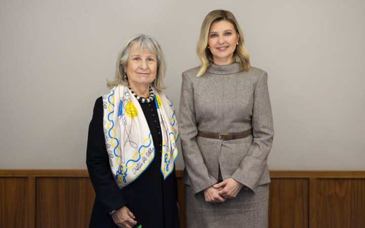 Олена Зеленська зустрілась з британською правозахисницею Геленою Кеннеді